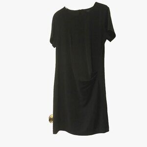 Banana Republic Wrap Knee length Lined Short Sleeve Dress Women's XL Work Midi